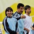 В стане сборной Аргентины перед матчами плей-офф царит хорошее настроение // Reuters